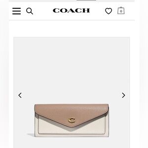 Coach Wyn Soft Wallet in Colorblock